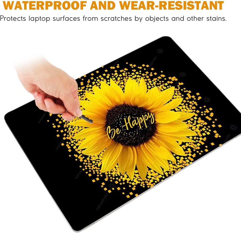 DINKY Laptop Skin Sticker Decal, 16" 16.5” 17” 17.3 inch Laptop Universal Reusable Vinyl Skin Stickers Art Cover Decal Notebook PC Personalized Protector Sunflower - Image 4